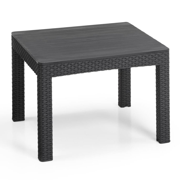 Rosalind Wheeler Keter Garden Table Rosalie Graphite Wayfair.co.uk